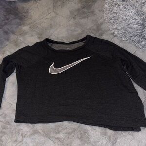Nike Women's Black Crop Top
